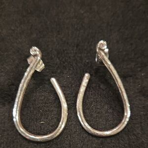 Brighton Silver Loop Earrings